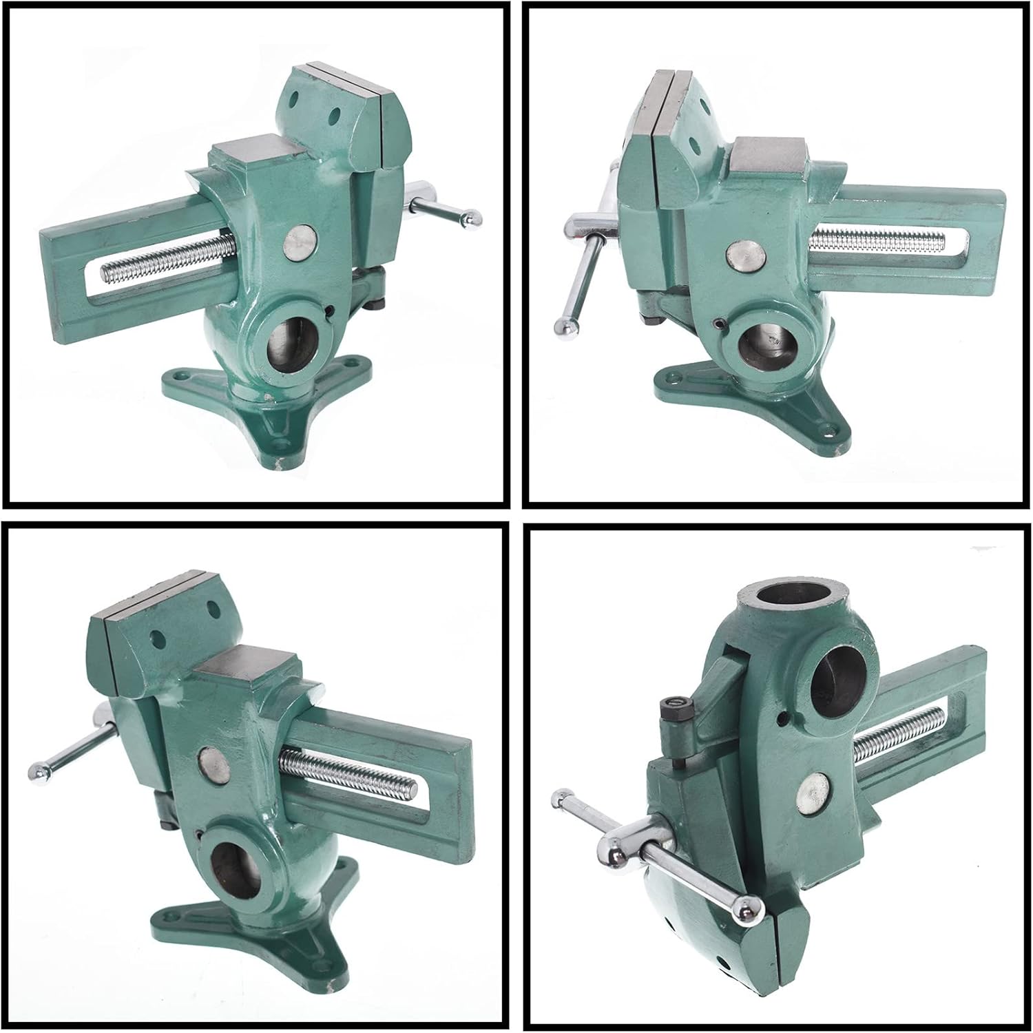 waltyotur Parrot Vise Multi-Angle Vise 3.5 Inch Green Suitable for Woodworking or Metalworking