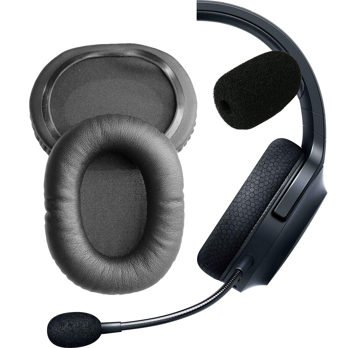 V-MOTA Earpads Compatible with Razer Barracuda X/Barracuda Wireless Gaming Headset (Do Not Fit Barracuda Pro) (1 Set) (Protein Skin)