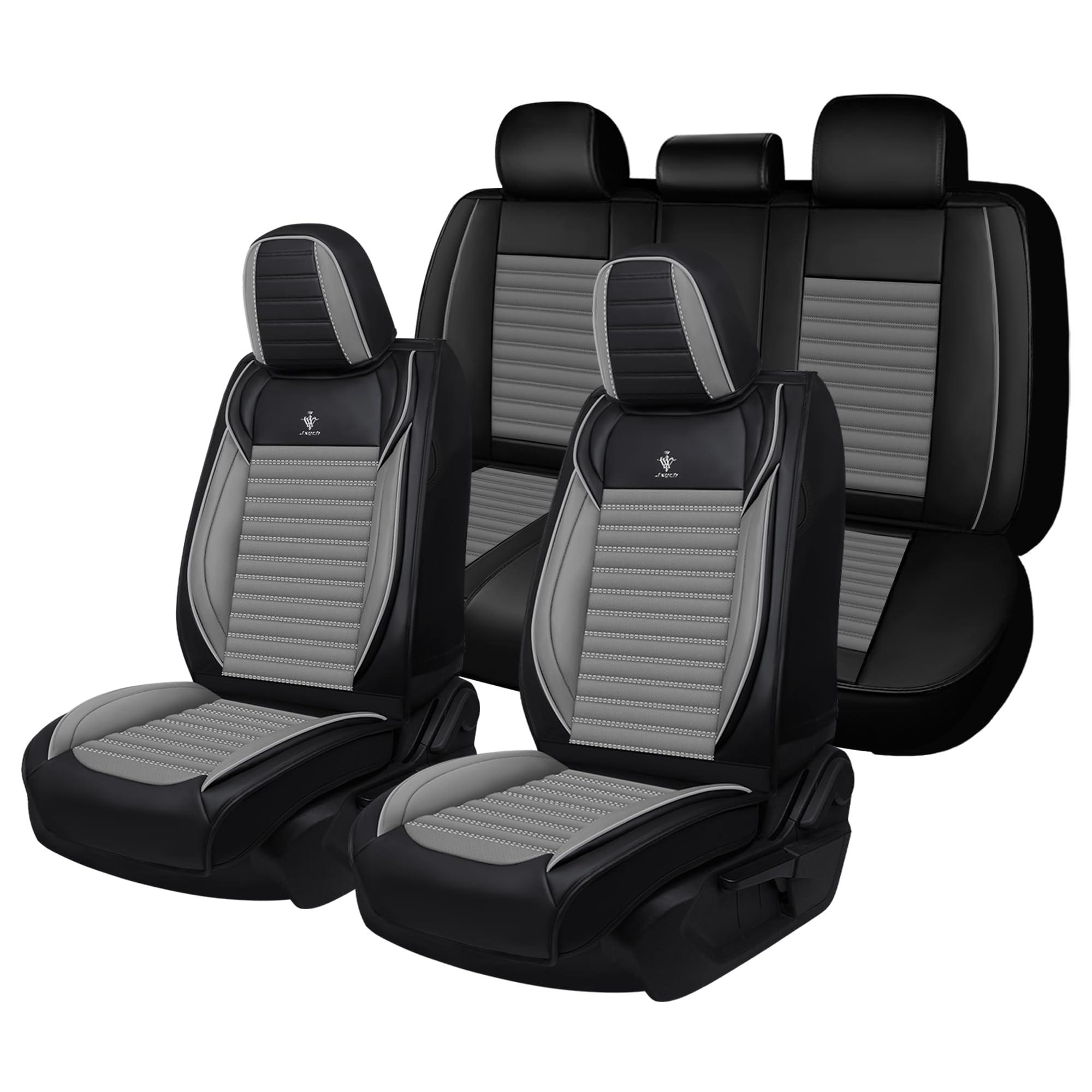 Car Seat Cover for Nissan Xterra 2000-2015 Full Coverage Nappa Leather Car Seat Protector, Fashion Anti-Slip Waterproof Breathable Easy to Install,