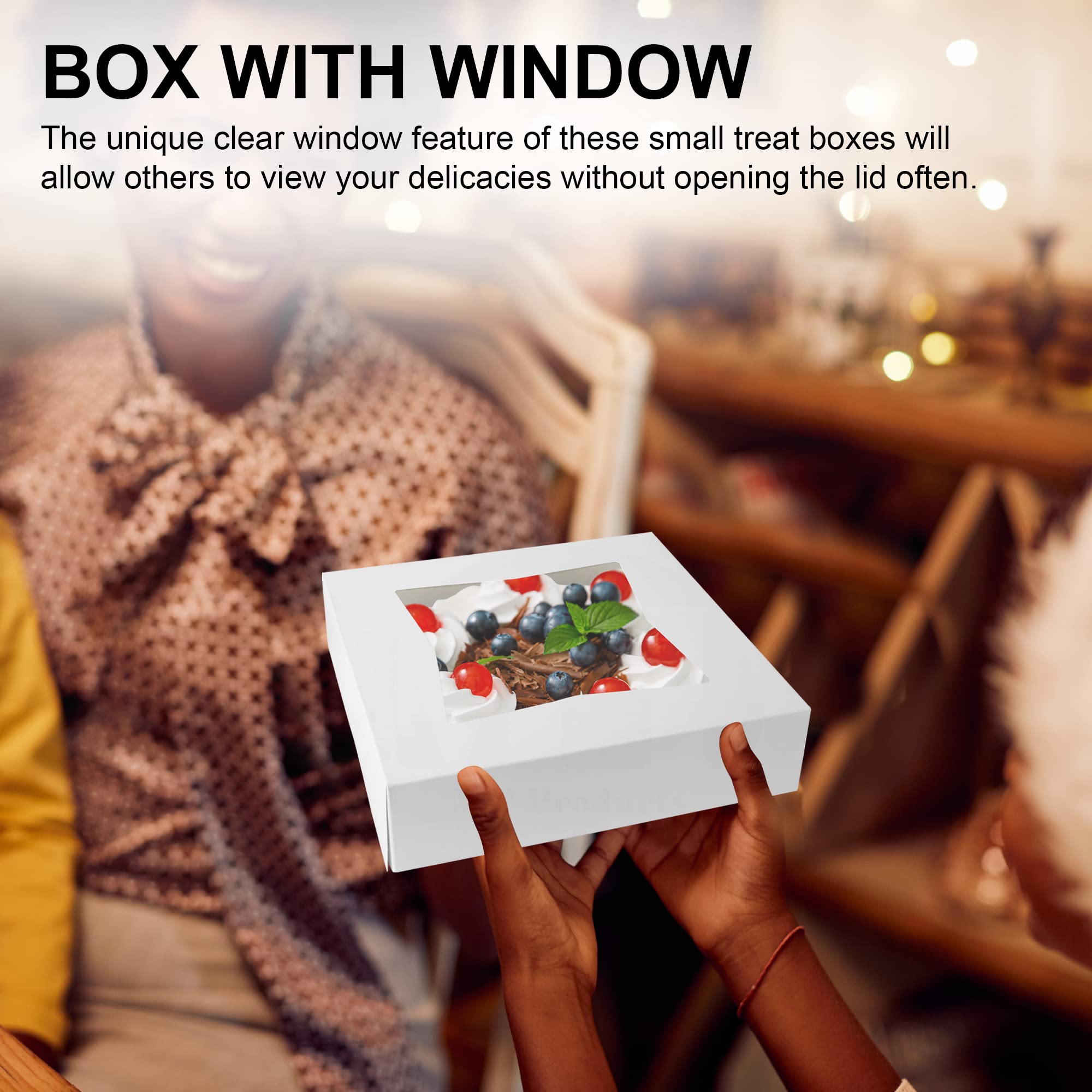 Cake Boxes with Window - Auto-Popup Design -6