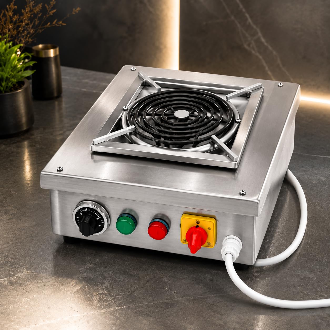 Gurubhai Equipment 2000W Commercial Flat Induction Stove | Induction Cooktop | Induction Chulha for Restaurant Hotel Catering Buffet Cloud Kitchen-image-45