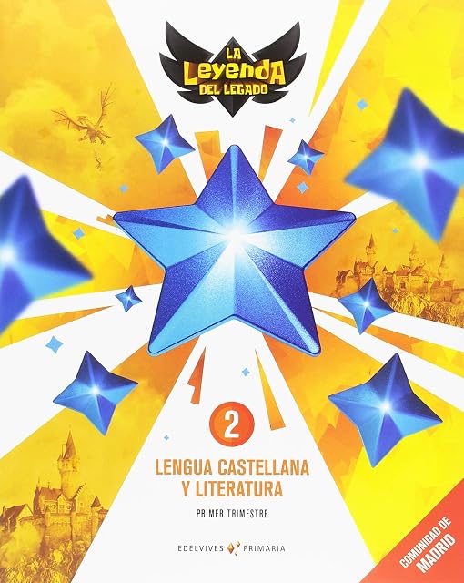 Portada de Proyecto: La leyenda del Legado. Lengua castellana y Literatura 2. Comunidad de Madrid. Trimestres