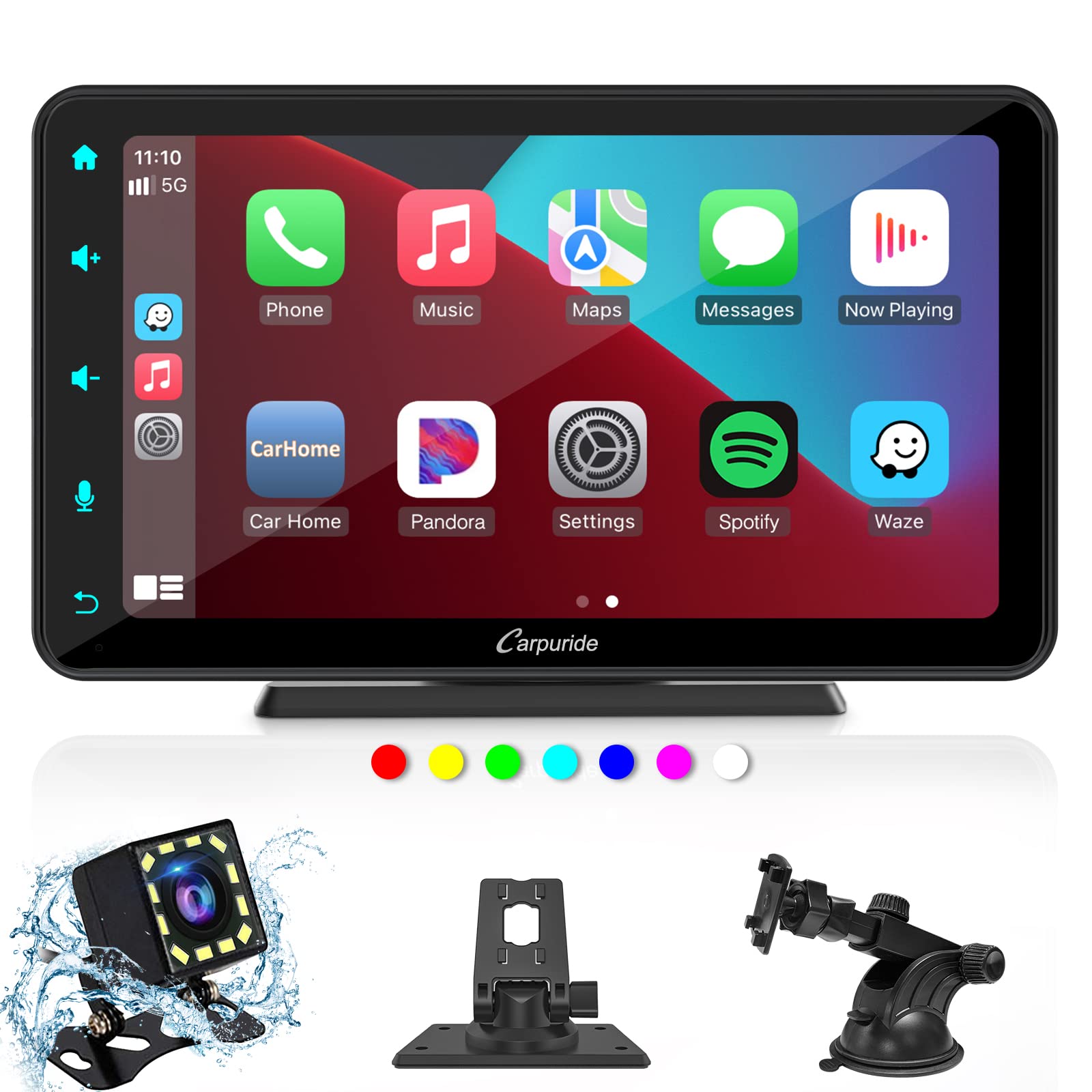 Buy Carpuride 2023 Newest W707 Wireless Apple Carplay&Android Auto with