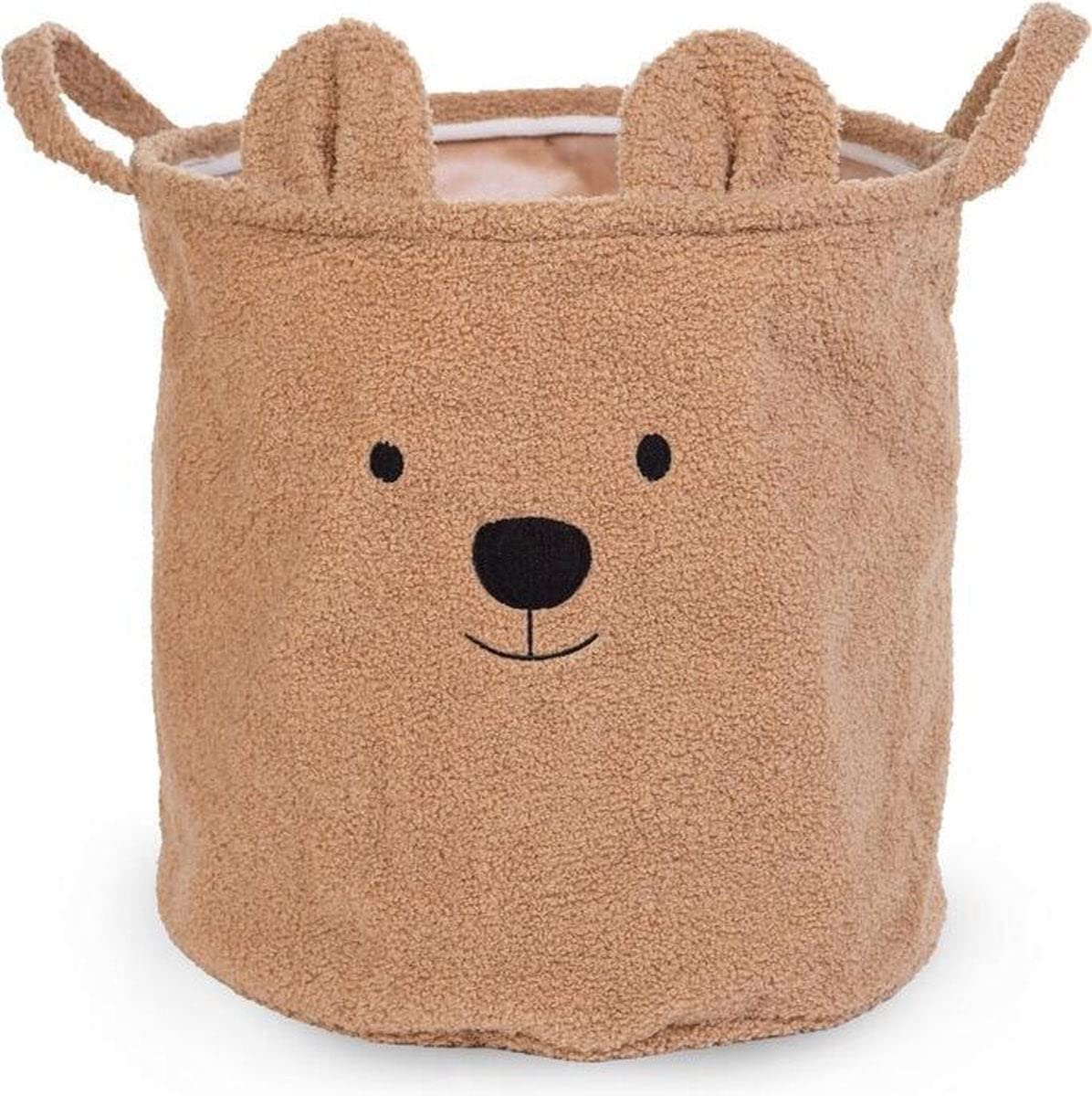Panier de rangement Teddy Brun 40 x 40 cm - Childhome