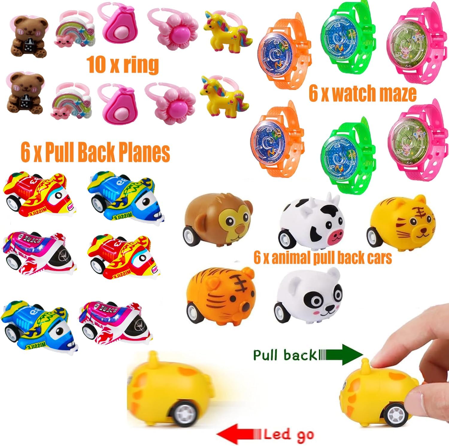 132 PCS Party Favors for Kids 8-12, Pinata Stuffers, Prizes Treasure Box Toys for Classroom, Goodie Bag Stuffers,Treasure Chest, Prize Box Toys, Pinata Filler