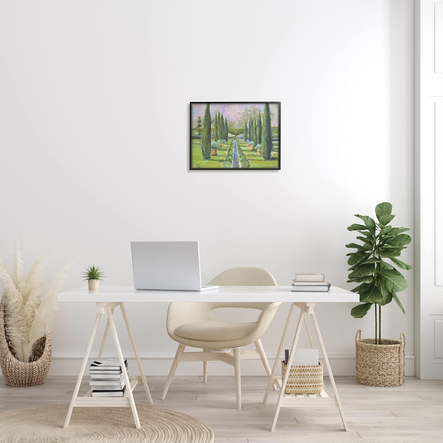 Stupell Industries Elegant Manicured Gardens Landscaped Topiary Greenery, Design by Allayn Stevens