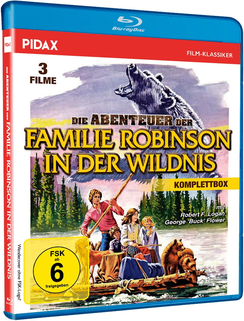 Die Abenteuer der Familie Robinson in der Wildnis - Komplettbox / Die legendäre Spielfilmtrilogie in brillanter HD-Abtastung (Pidax Film-Klassiker) [Blu-Ray]