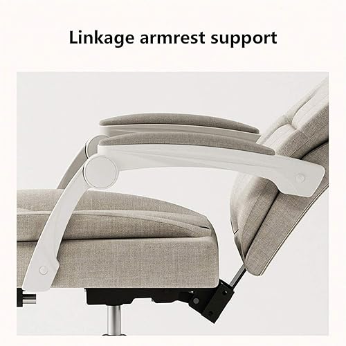 Miniatura 6 de Office Chair Swivel Desk Chair Fabric Office Chair Home Swivel Chair Reclining Executive Chair Ergonomic Office Chair Computer Chair with Adjustable