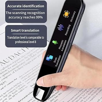 Scan Sense Pen, Scan Sense Pen Math, Smart Pen, Language Translator Device Scanner Pen, Instant AI Answers for Math, History & More Offline Translation