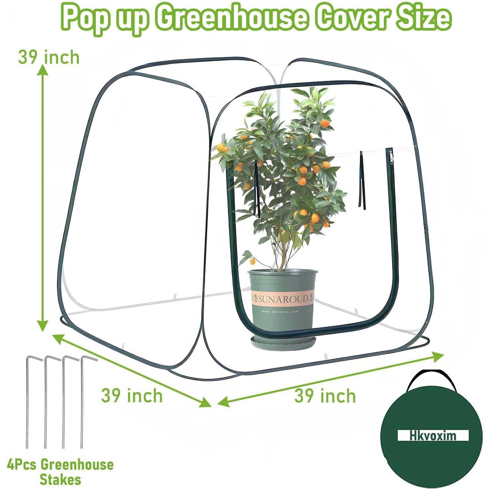 Mała szklarnia, akcesoria chroniące przed zimą, namiot chroniący przed zimą, z solidną ramą, odporny na mróz ogrodowy, dla ogrodników, hodowców, początkujących, warzyw, owoców, ogrodu, patio