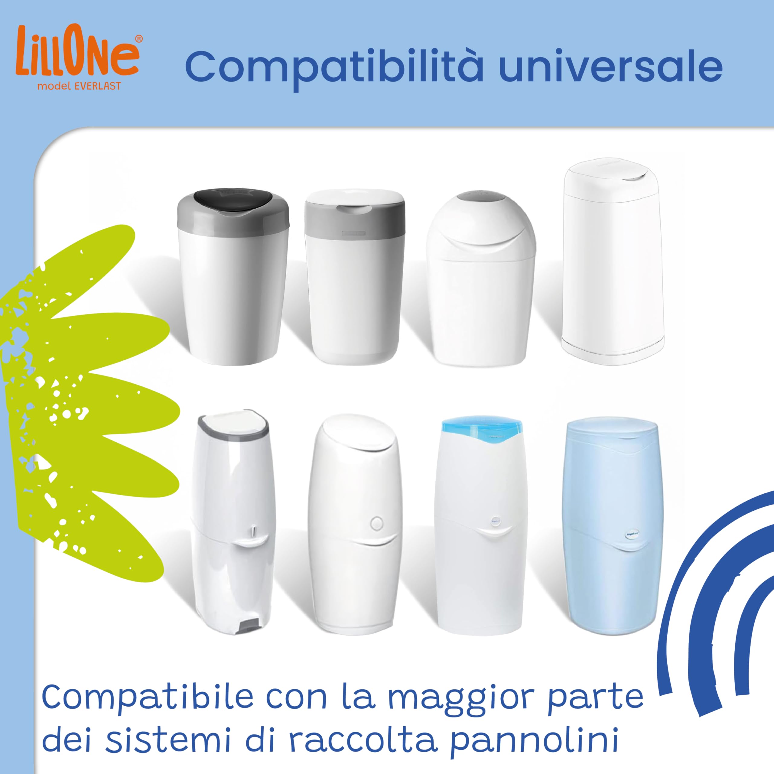 Ricariche Per Mangiapannolini - 12 Rotoli Profumati 7 Strati, Compatibili Con Tutti I Secchi - Foto 9