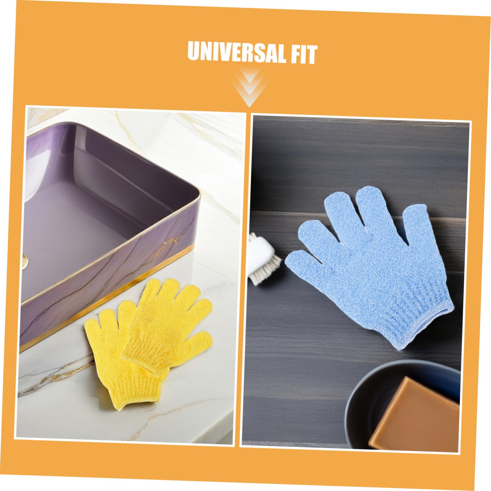 Beaupretty 16 Paia Guanti Esfolianti da Bagno in Nylon Doppia Faccia Guanto Scrub Corpo Delicato e Confortevole per Donna e Uomo Guanti da Doccia Riutilizzabili e Lavabili in Lavatrice per