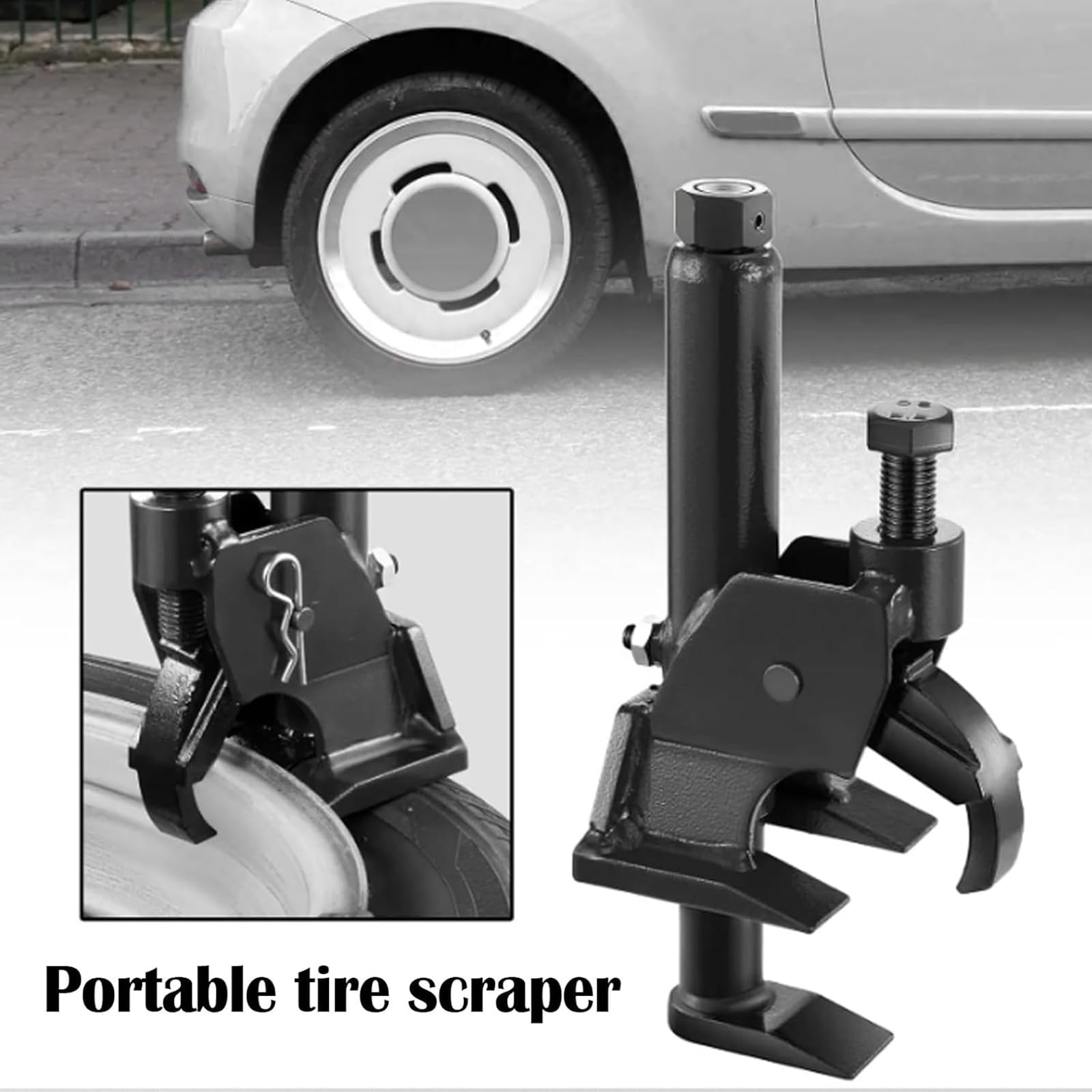 Herramienta desmontadora de neumáticos, palanca universal, manual ajustable para una fácil reparación de automóviles, de alta resistencia para camiones y tractores, capacidad de alto rendimiento.