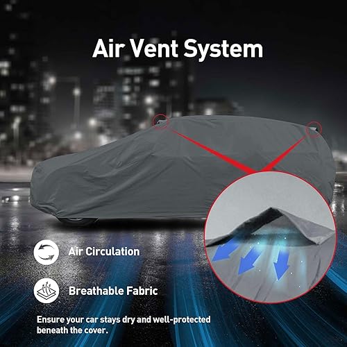 Miniatura 7 de Supreme - Funda impermeable para camioneta de ajuste semi personalizado para camioneta Chevrolet Chevy Silverado 1500 2500 3500 Crew Cab 2010-2022