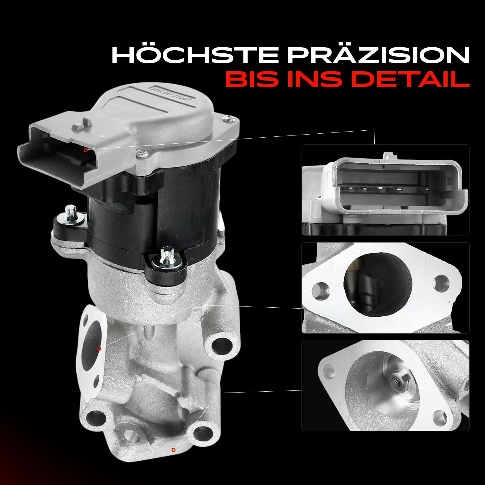 Frankberg Zawór AGR zwrotny spalin prawy do C5 III C6 S-Type XF XJ Discovery III R-a-n-g-e R-o-v-e-rSport 407 607 2.7L Diesel 2004-2011 1618N7