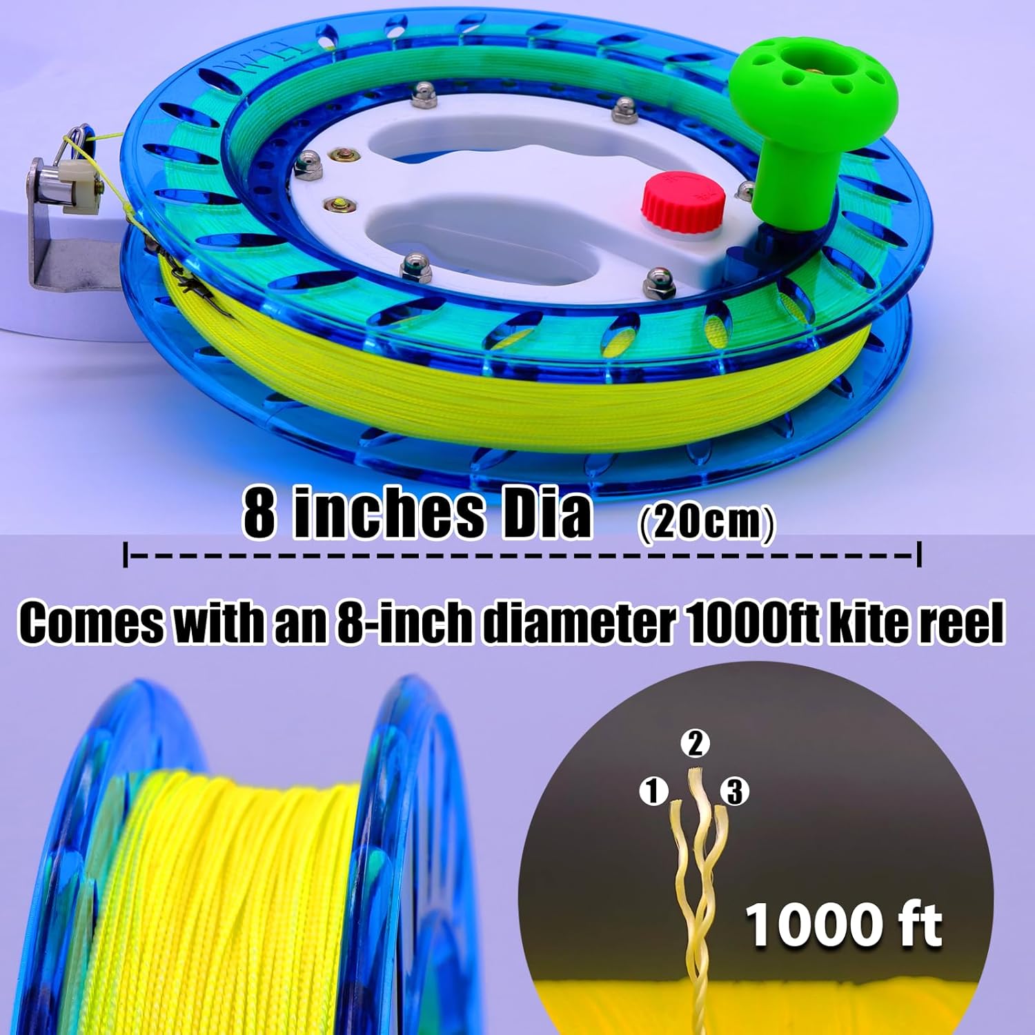 83" Huge 3D Orcas Kites for Adults & Kids with 8-inch Dia Kite Reel and Tail, Frameless Soft Whale, Giant Single-line Beach Kite for Adults and Teenagers