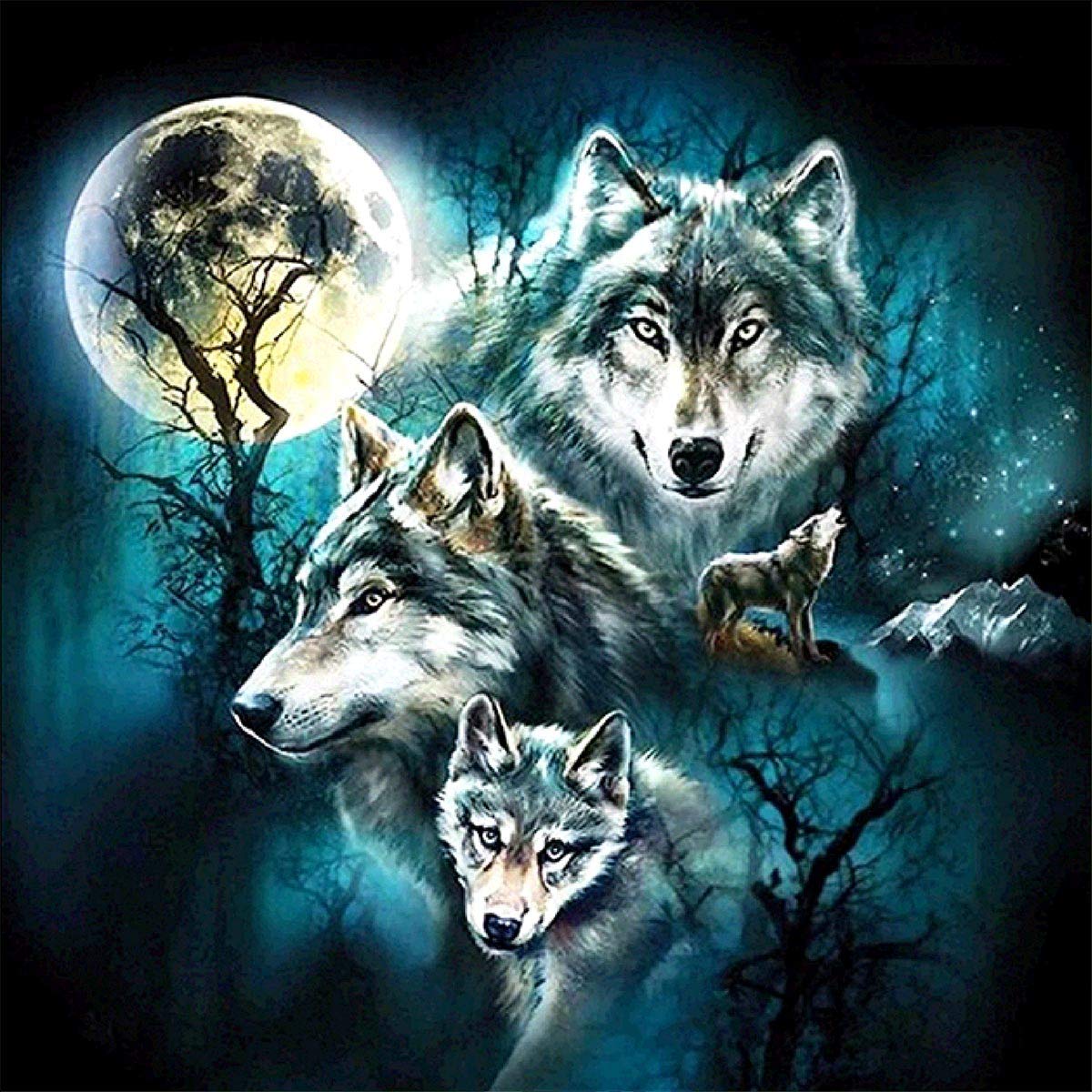 MXJSUA DIY 5D Diamond Painting Kits Full Drill Rhinestone Diamond