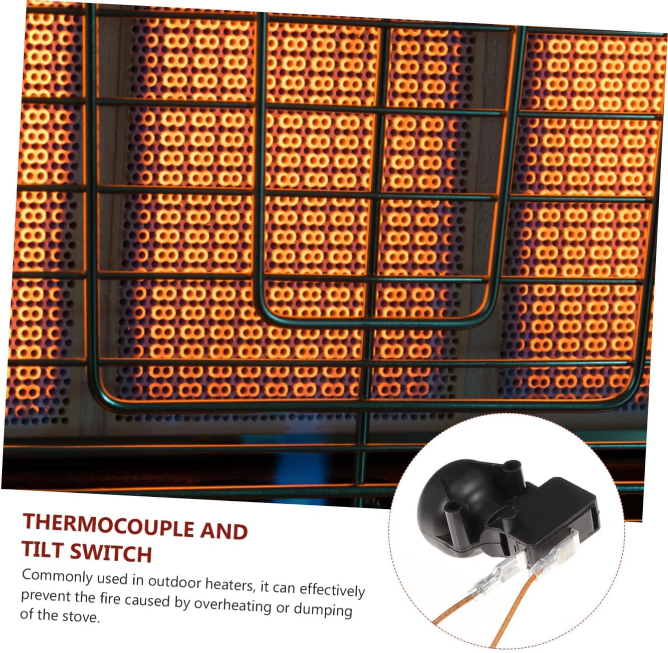 POPETPOP 3sets Thermocouple and Tilt Replacement for Patio Heaters Compatible Outdoor Propane and Gas Heaters for Fixing Ignition Issues and Ensuring Safety