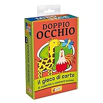 Liscianigiochi- Ludoteca Le Carte dei Bambini Doppio Occhio Gioco di società, Multicolore, 85750