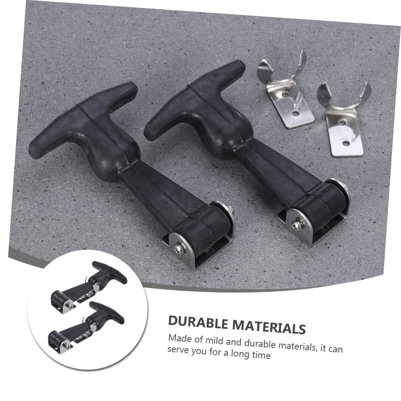 5 Set Fibbia Buckle Gomma Da Cancellare Flessibile Gomma Cancellare Macchine Utensili Per Dovere Fermo Della Porta Chiusura A Maniglia Professionale Acciaio Inossidabile 2 Pezzi*5