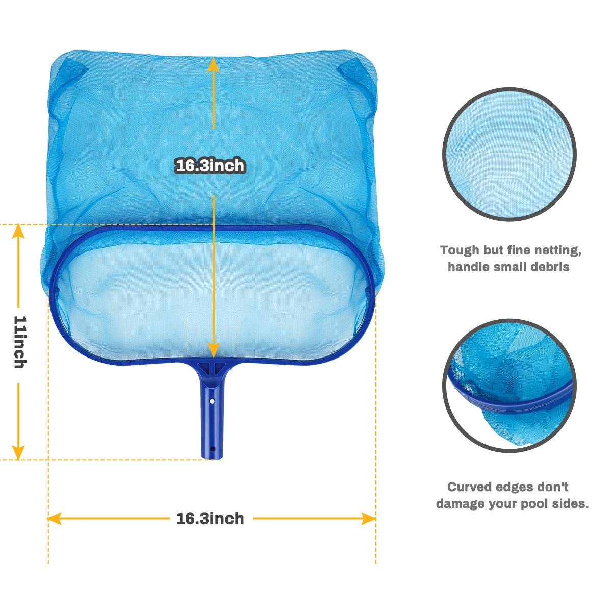 Buy CestMall Pool Cleaning Kit 4PCS Pool Brush Set with 18inch Pool