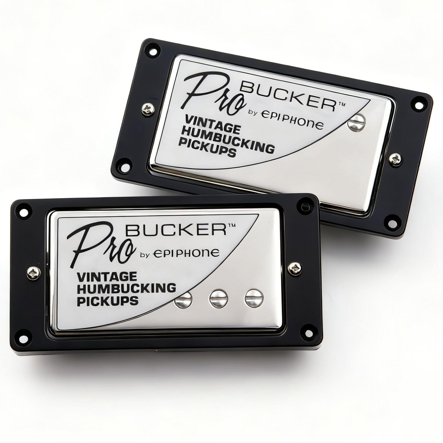 ProBucker Alnico 2 Classic Vintage Humbucker Pastillas Puente y Cuello 2 Núcleos Alambre Cromo