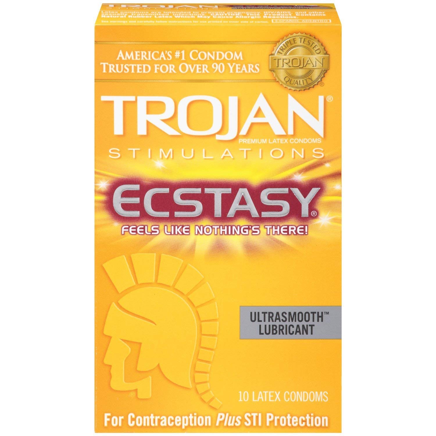trojan intense ultrasmooth lubricant Beginner's Vibrating Butt Plug – Buzz Love main image 1