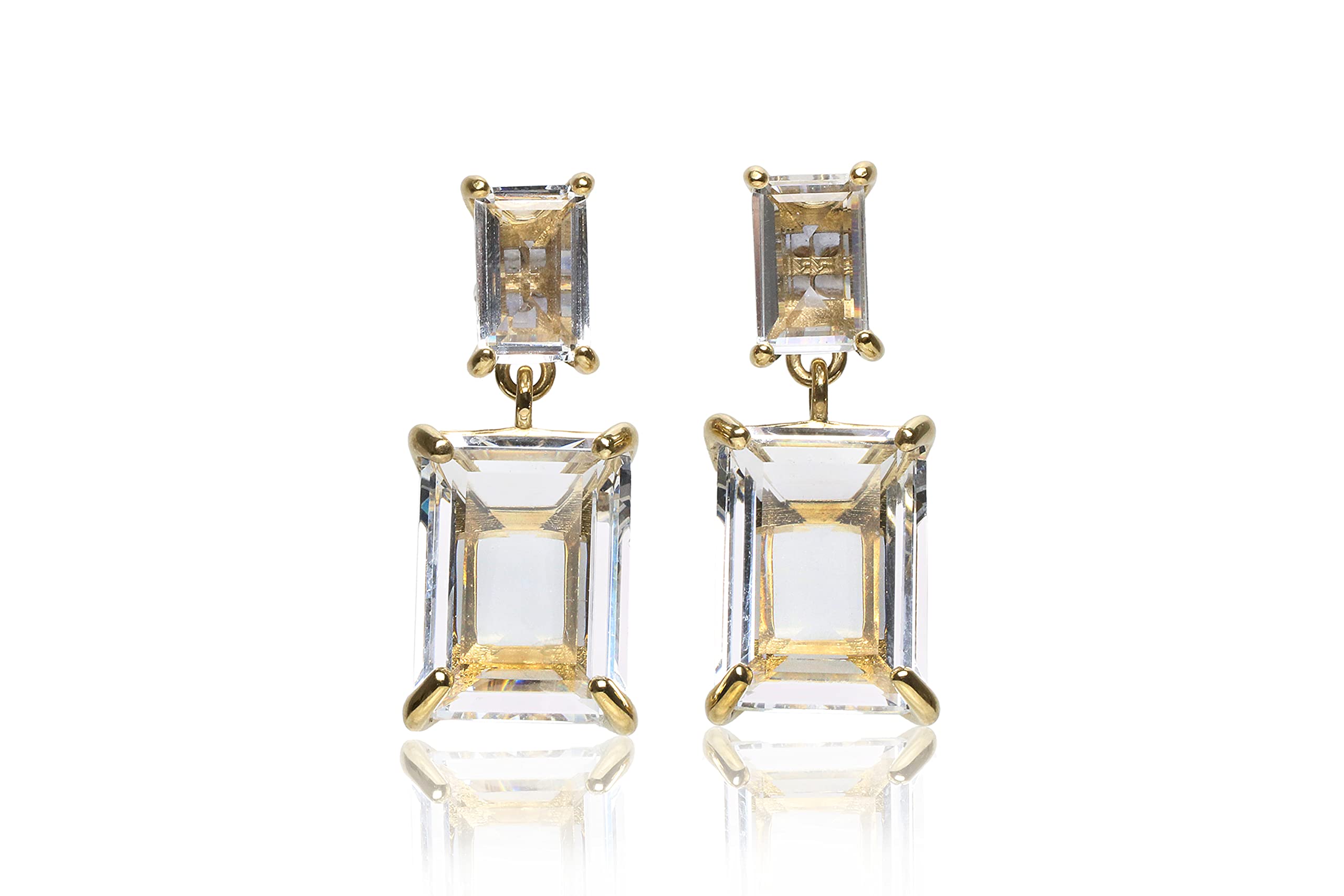 Boucles d'Oreilles en Cristal de Quartz pour un Mariage Bohème Chic - 8