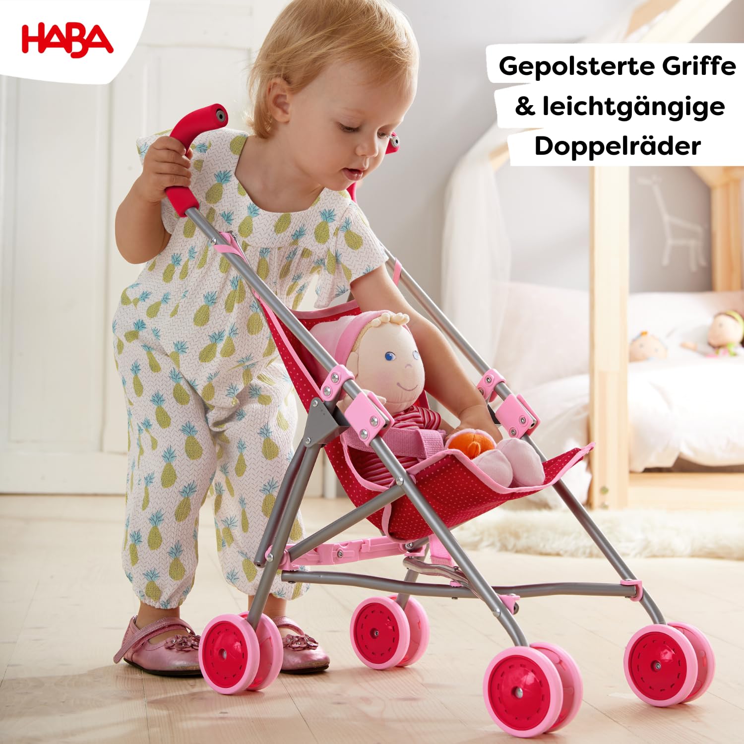 HABA 303815 accesorio para muñecas - Accesorios para muñecas (3 yr(s), Multicolor, Metal,Plastic,Polyester, Girl, 250 mm, 250 mm)