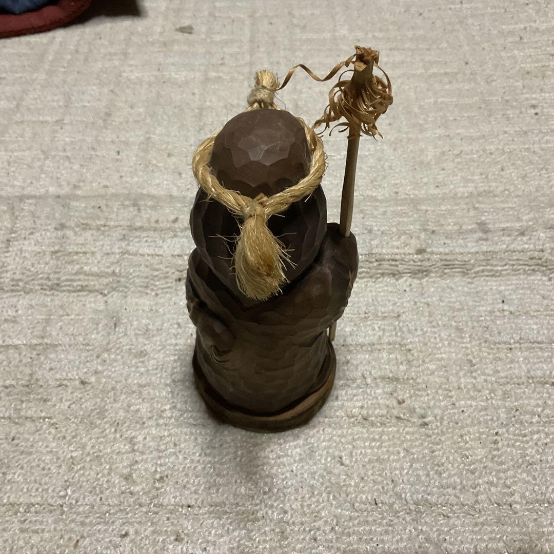 Amazon.co.jp: 砂澤一雄作品 アイヌエカシ像 木彫り 砂澤ビッキ