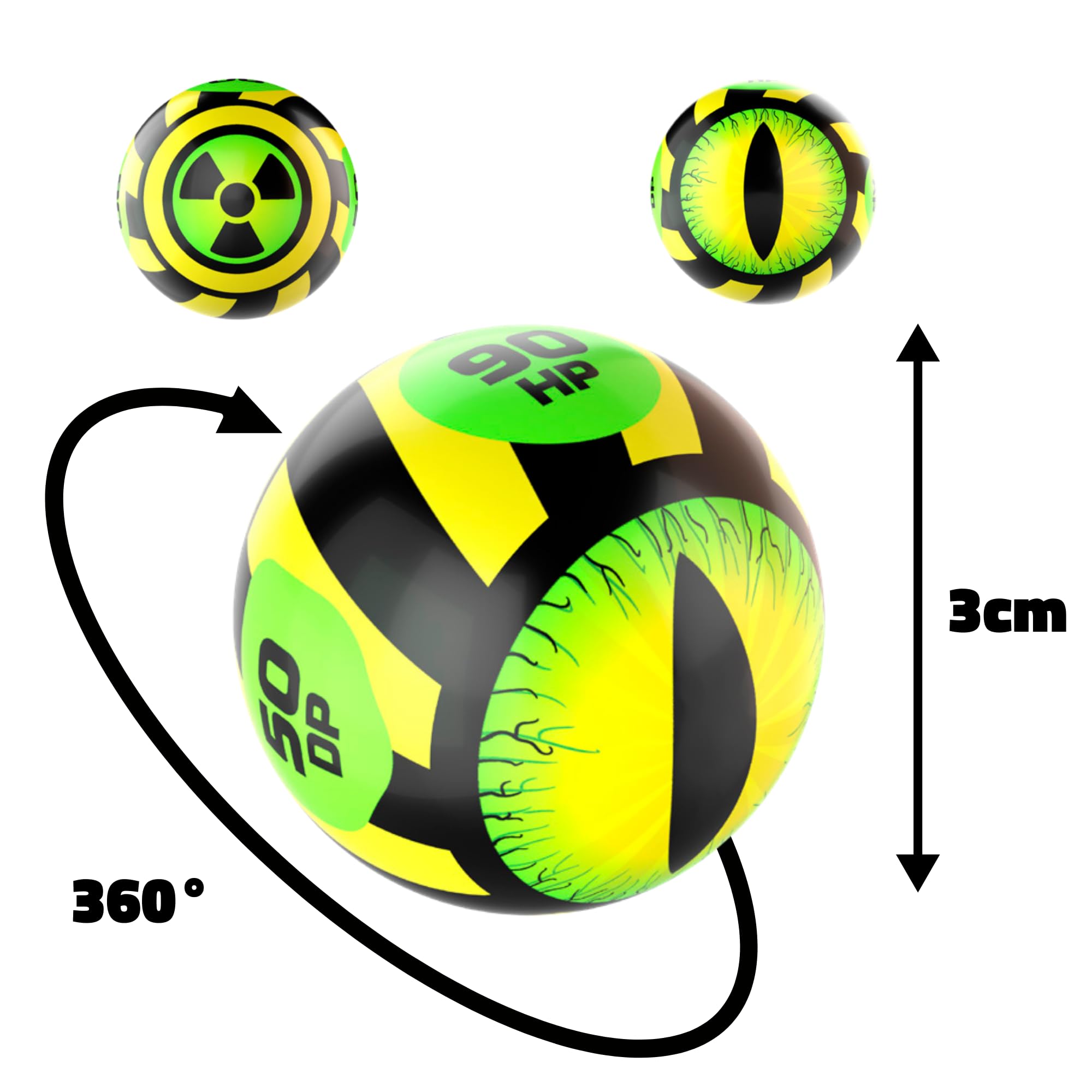 Freak Marbles Totem Pack C, 6 kolorowych kulek z jego projektami w grze, z czego 1 to Rzadko. Zbieraj, baw się i udostępniaj dzieci w wieku od 4 lat