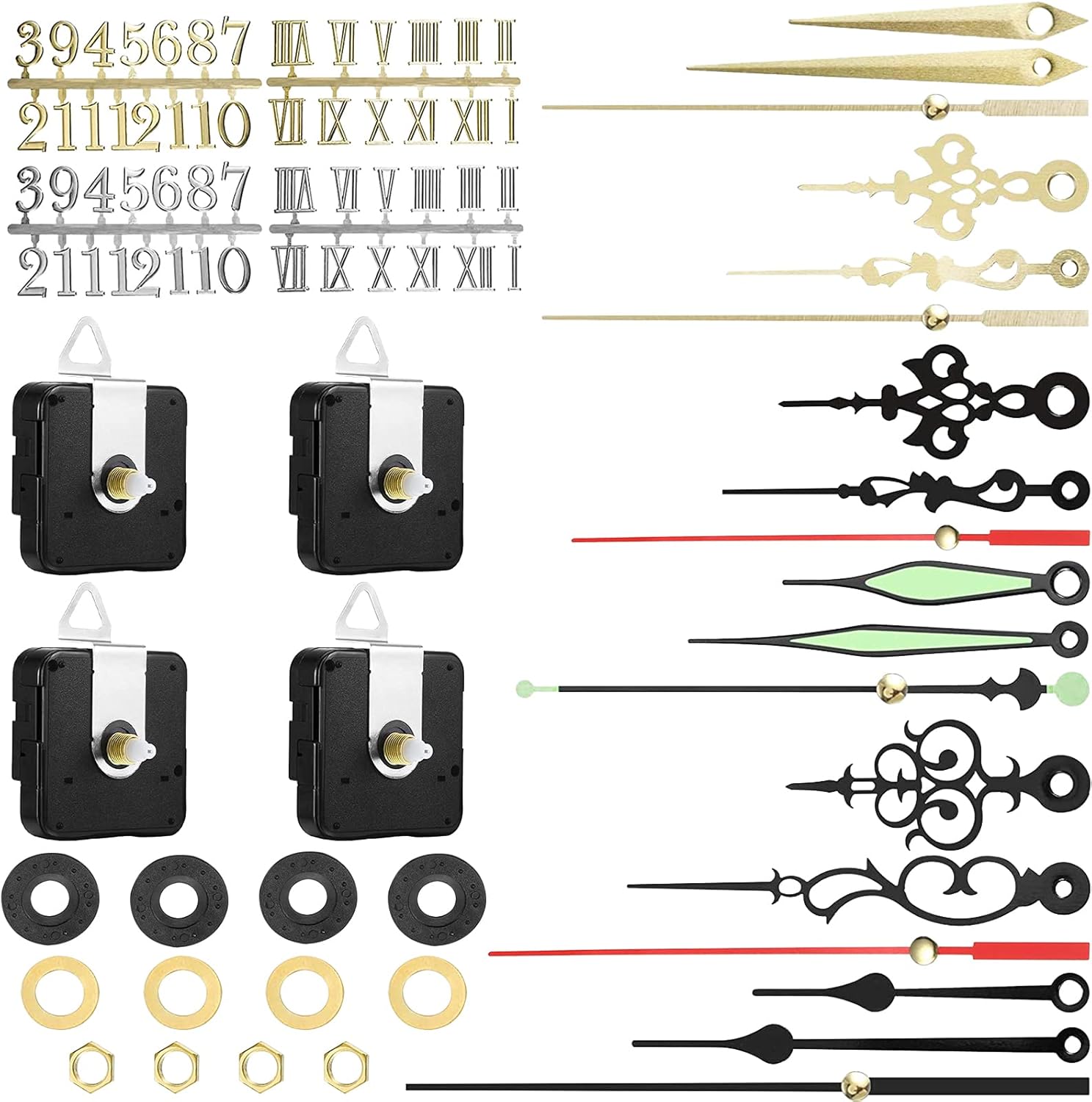 Meccanismo Orologio Da Parete Al Quarzo - Ricambio Per Fai Da Te, 20 Mm, A Batteria - Foto 9