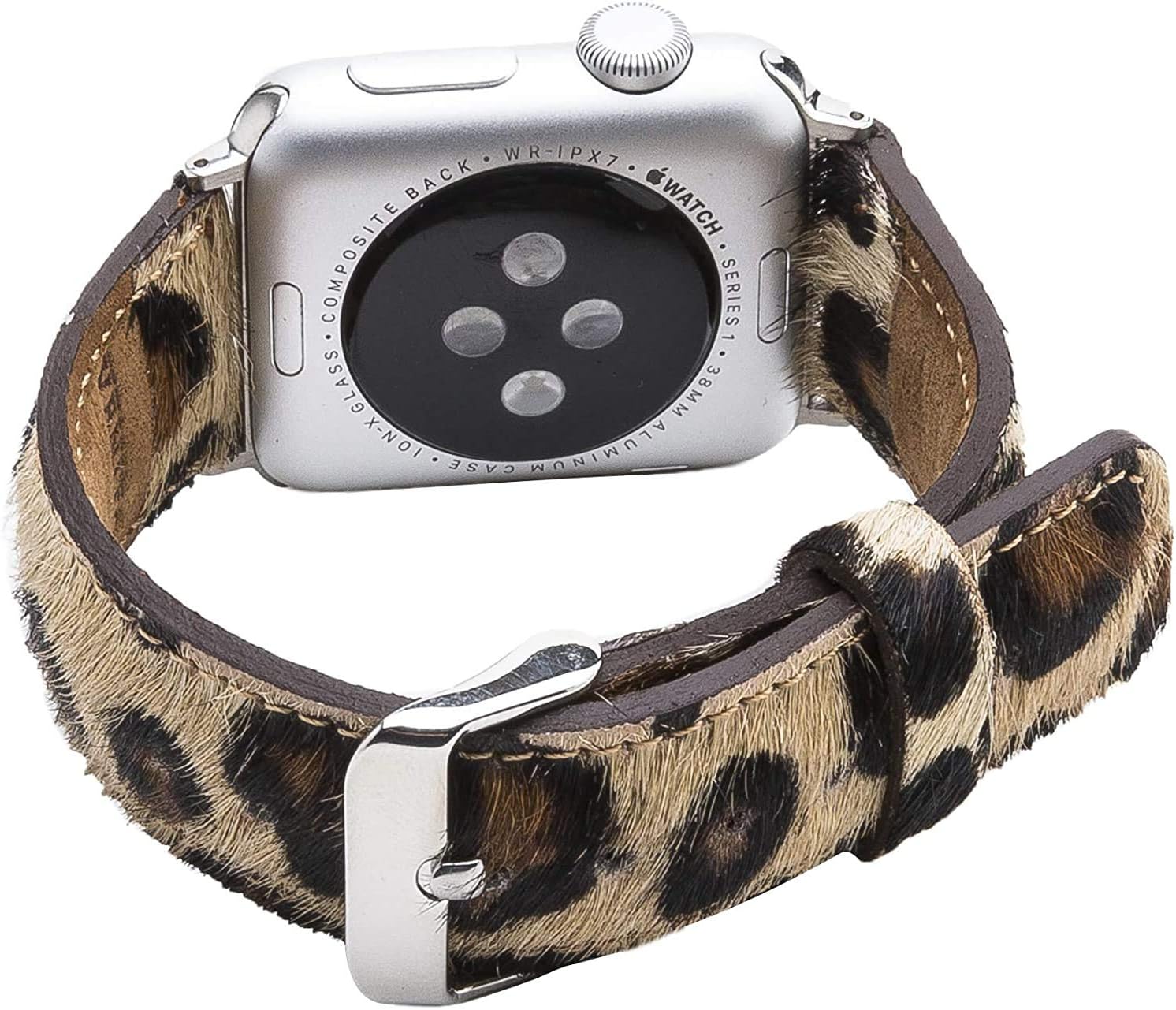 One-Day Sale: Up to 70% Off Venito Tuscany Leather Watch Band Compatible with Apple Watch 42mm 44mm 45mm - Watch Strap designed for iwatch Series 1 2 3 4 5 6 7 SE (Furry Leopard w/Gold Connector & Clasp) 🛒 Crazy Deals Venito Tuscany Leather Watch Band Compatible with Apple Watch 42mm 44mm 45mm - Watch Strap designed for iwatch Series 1 2 3 4 5 6 7 SE (Furry Leopard w/Gold Connector & Clasp)