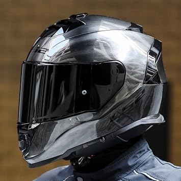 YYK Storm 2 Jeans Siyah Vizörlü Motosiklet Kaskı, ECE 22.06 Sertifikalı Kapalı Kask, Dahili Güneş Vizörlü, Yüksek Performanslı KPA Dış Kabuk, Gelişmiş Havalandırmalı Unisex Kask