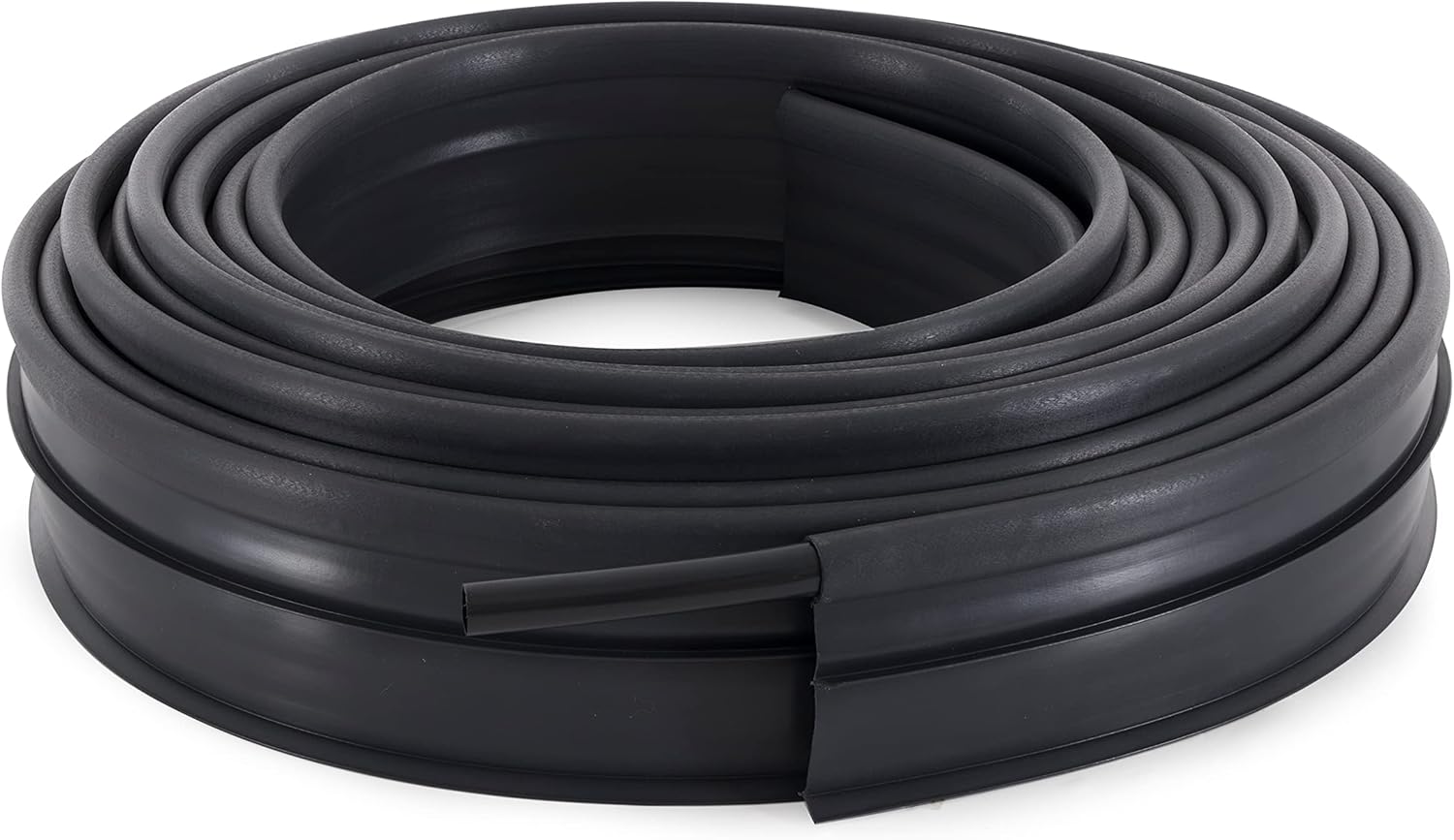 Suncast Professional Grade Dig in 60 Foot Landscape Edging Roll Lawn Border for Patio, Gardening, and Outdoor Landscapes, Black (4 Pack)