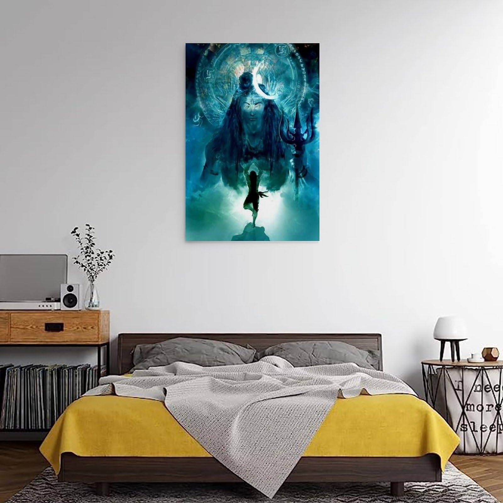 Poster Dell'induismo Di Dio Shiva Parvathi Indiano Divinità Religiosa