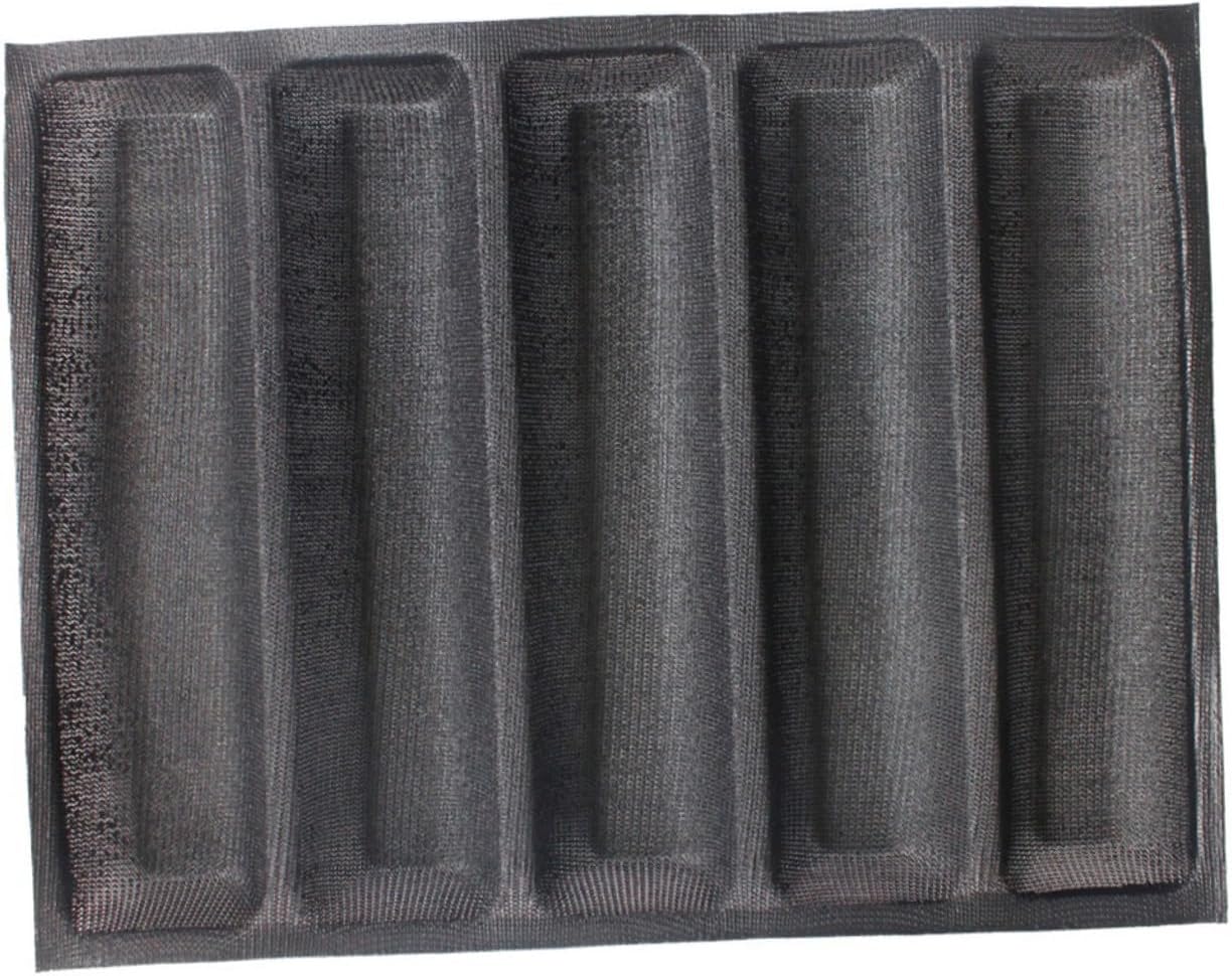 5grid Bread Baking Pan Rectangular Mold Non-stick Easy Clean for Cake Bread