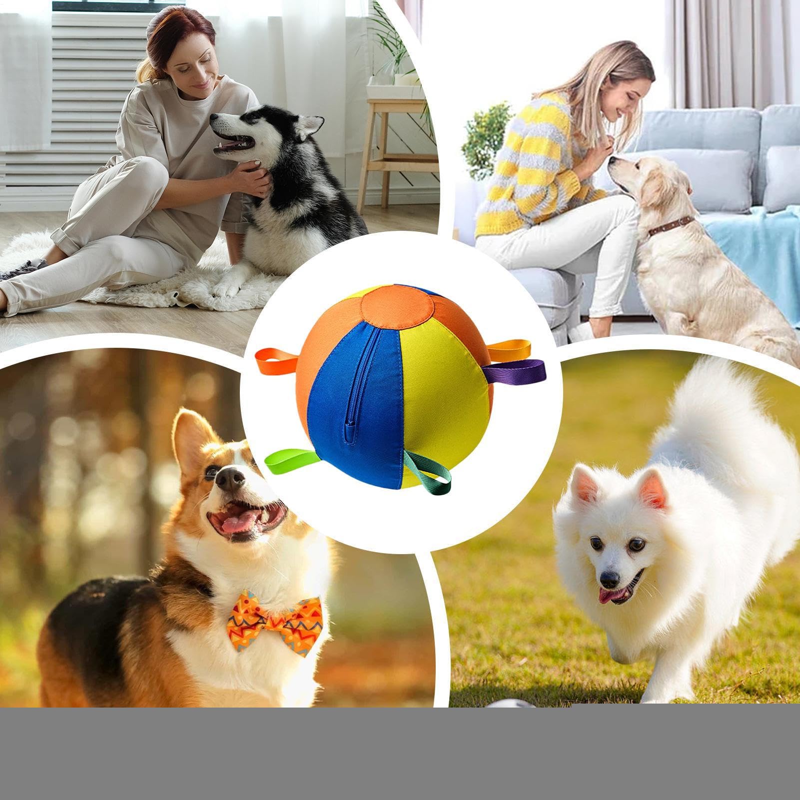 Generisch Hund Spielzeug Ball | Interaktiver Ball Hundespielzeug | Sicherer Kauspiel Robuster Traggriff Design Für Draußen Pool Geburtstag Weihnachten Haustier Geschenk