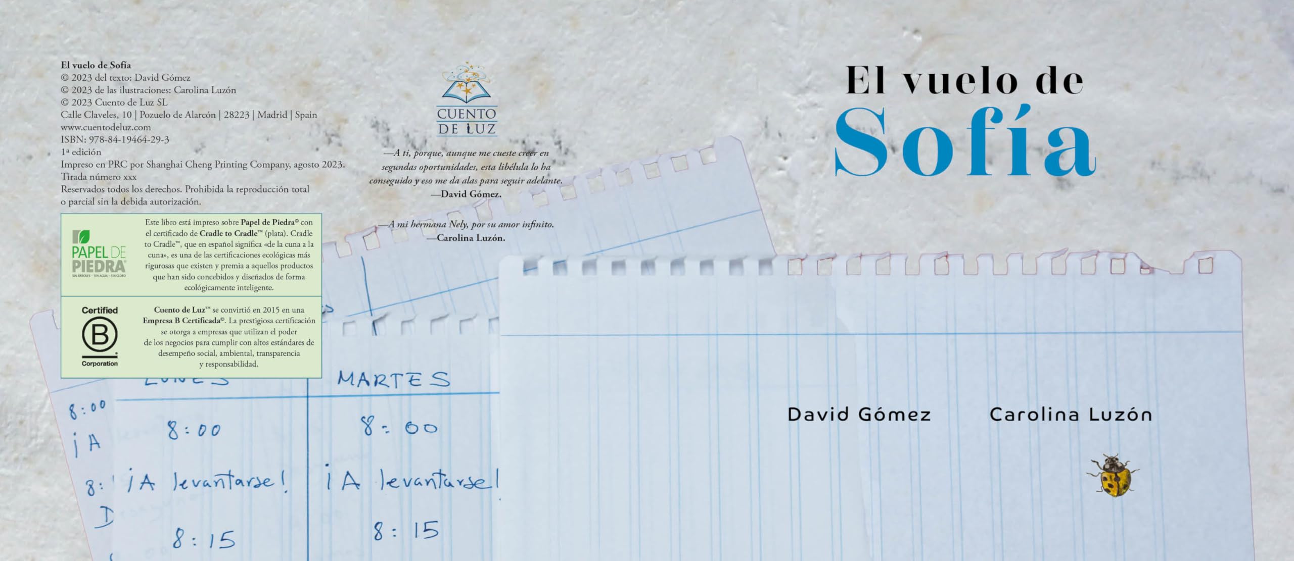 El vuelo de Sofía (SIN COLECCION)