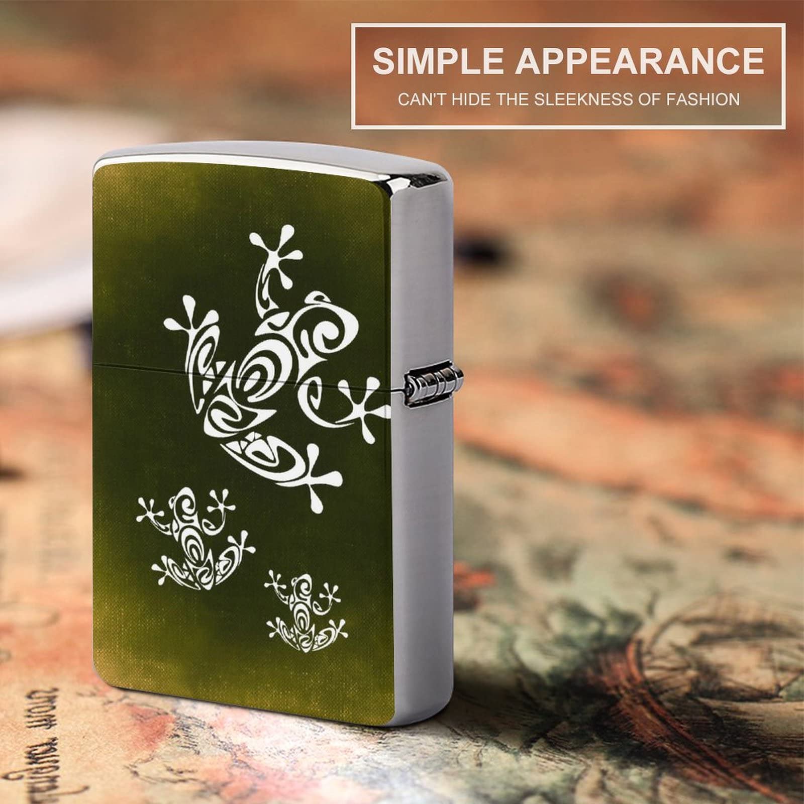 Amazon.co.jp: ジッポライターカバー かわいい カエル 蛙 Zippo兼用 
