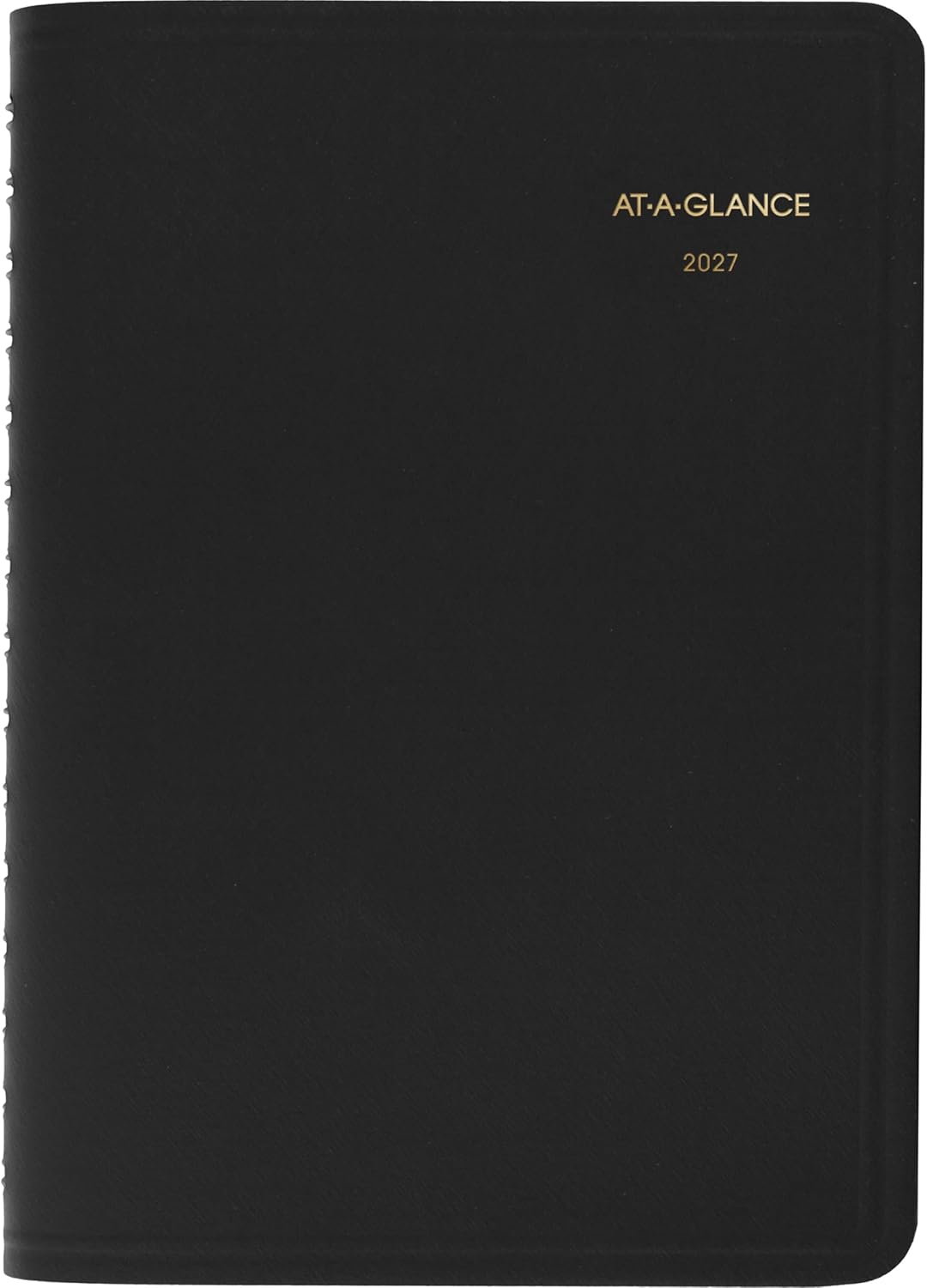 AT-A-GLANCE 2027 Appointment Book Planner, Daily, 5" x 8", Quarter-Hour, Black (708000527)