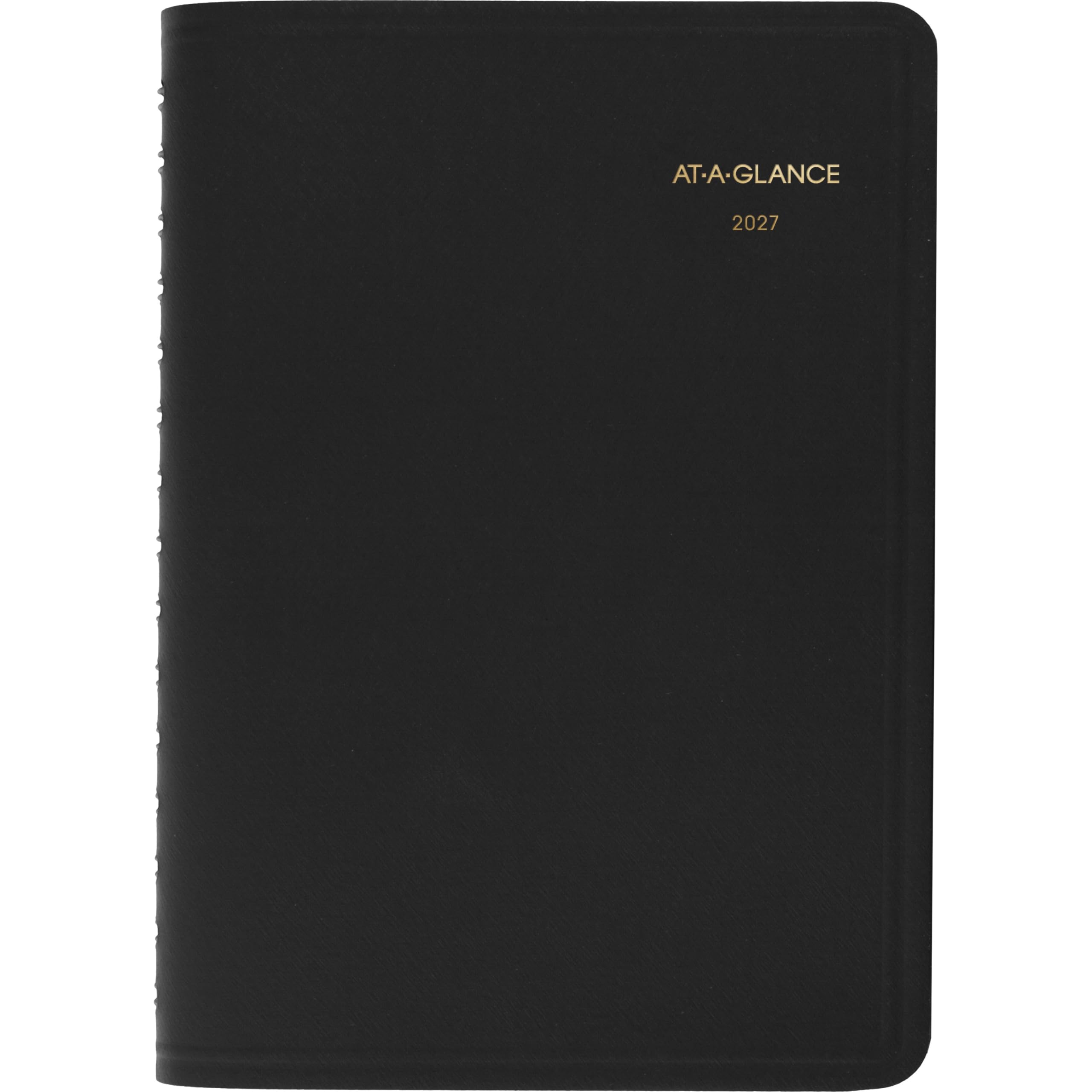 AT-A-GLANCE Terminkalender 2027, Tagesplaner, 12,7 x 20,3 cm, Viertelstunde, Schwarz (708000527)