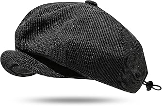 CLAPE Vintage Newsboy Cap 4 Panel Baker Boy Hat Cap Cotton for Men Women Classic Gatsby Hat Irish Cap