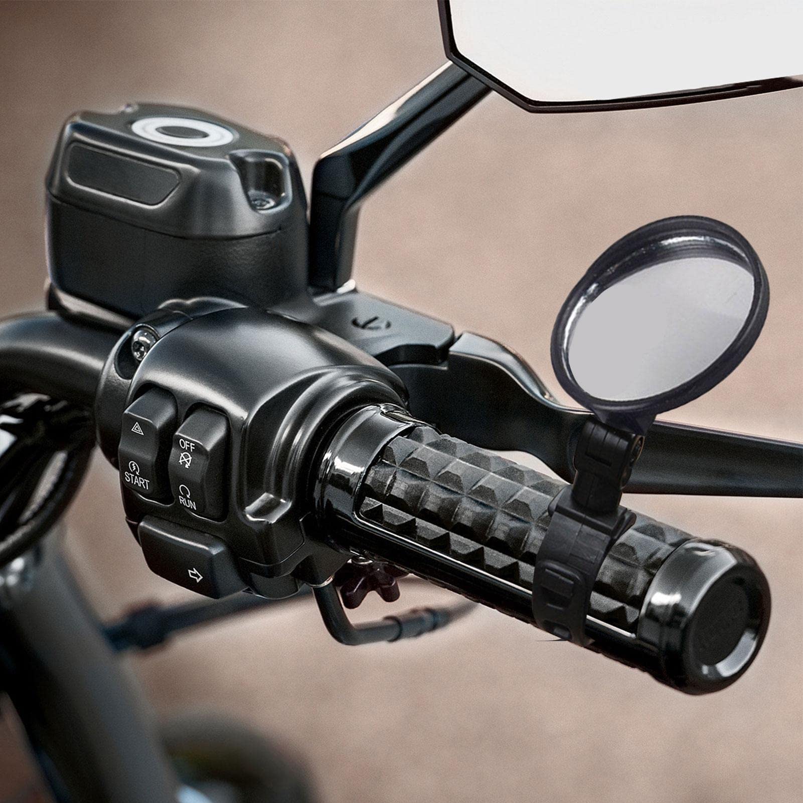 lusterko, lustro, lusterka rowerowe na kierownicę, bezpieczne krystalicznie czyste szklane lusterko-uniwersalne lusterko wsteczne na drogę, górę, dzieci, rower Ebike, rowery dla dorosłych i nie tylko