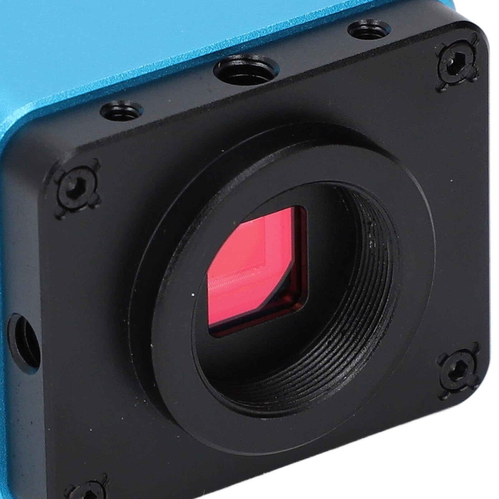 FTVOGUE Kamera Mikroskopowa 8,3 MP 4K USB Lutowanie Przemysłowe Naprawa Cyfrowy Obiektyw Wideo z Mocowaniem C z 16 Liniami Siatki i funkcją Zamrażania Jednym Dotknięciem w Celu (wtyczka UE)