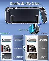 Vista 3 de FYOUNG Protective Case for Nintendo Switch 2 2025, Slim Hard Shell for Switch 2 Accessories, Scratch&Shock Protection Cover with Screen Protector, 8