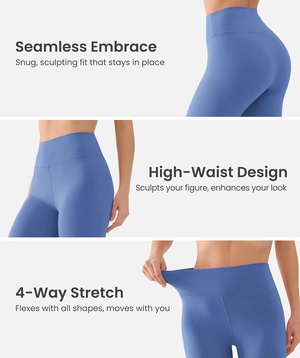 VALANDY Creamlush 8" High Waisted Women's Biker Shorts-Buttery Soft Elastic Yoga Workout Lounge Shorts - Image 4