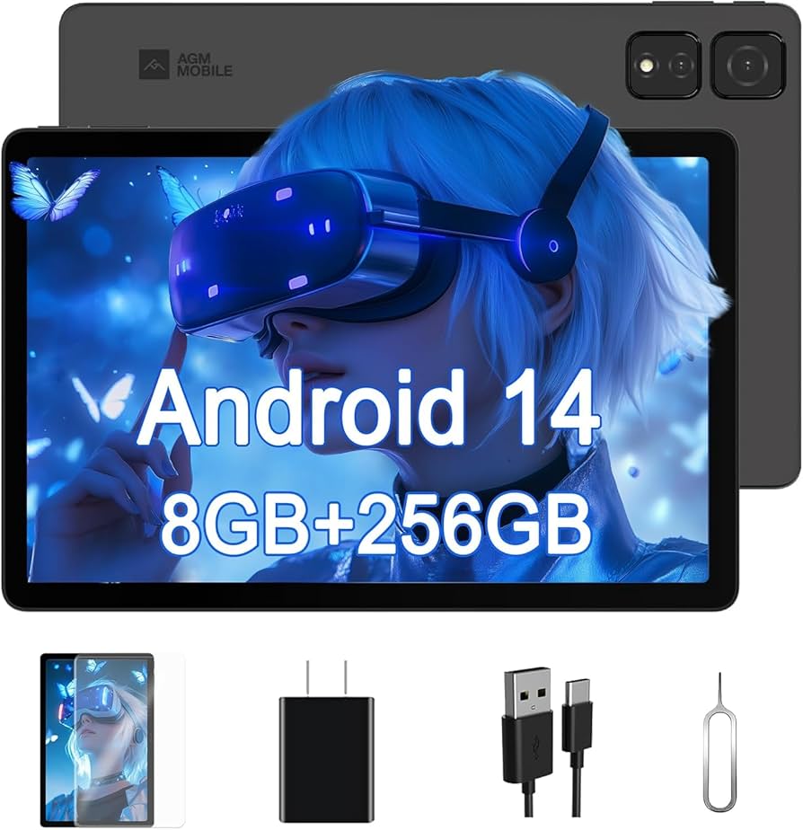 AGM PAD T2 11インチ タブレット Amazon.com : AGM PAD T2 11 inch Android 14 Tablet, 500 Nits