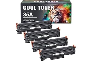 High-Yield Compatible HP 85A (CE285A) Toner Cartridge 4-Pack