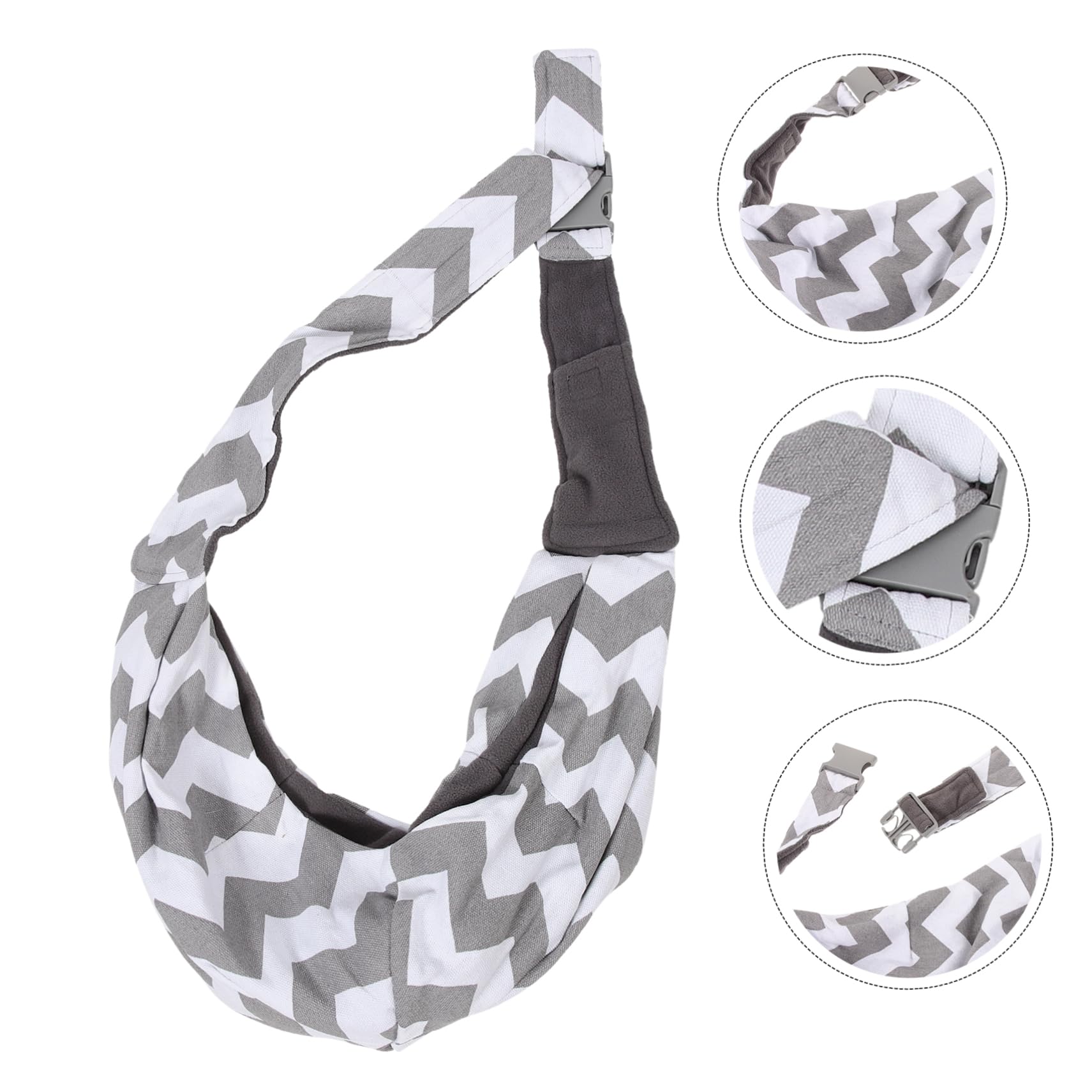 Happyyami Djustable Sling Pet Bag Dog Cat Carrier Compact Travel Pouch Comfortable Shoulder Bag for Outdoor Trips